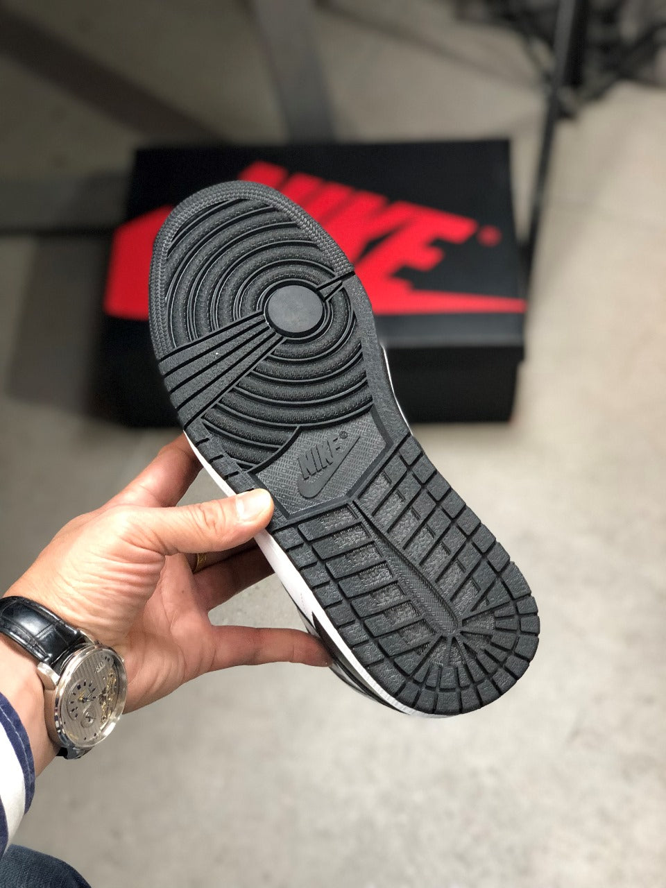 Nike Air Jordan 1 black and white